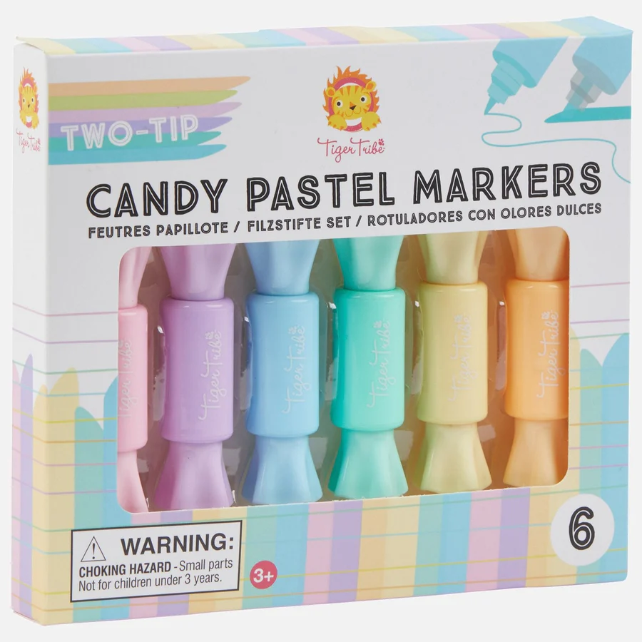 2 Tip Candy Pastel Markers