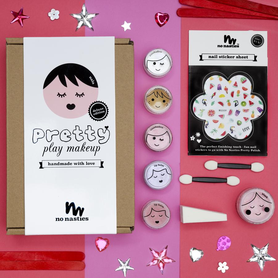 Nala Deluxe Pink Pretty Play Makeup with mini Makeup Brush Set