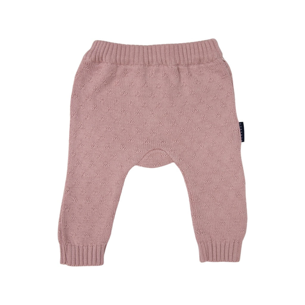 Textured Knit Legging - Dusty Pink