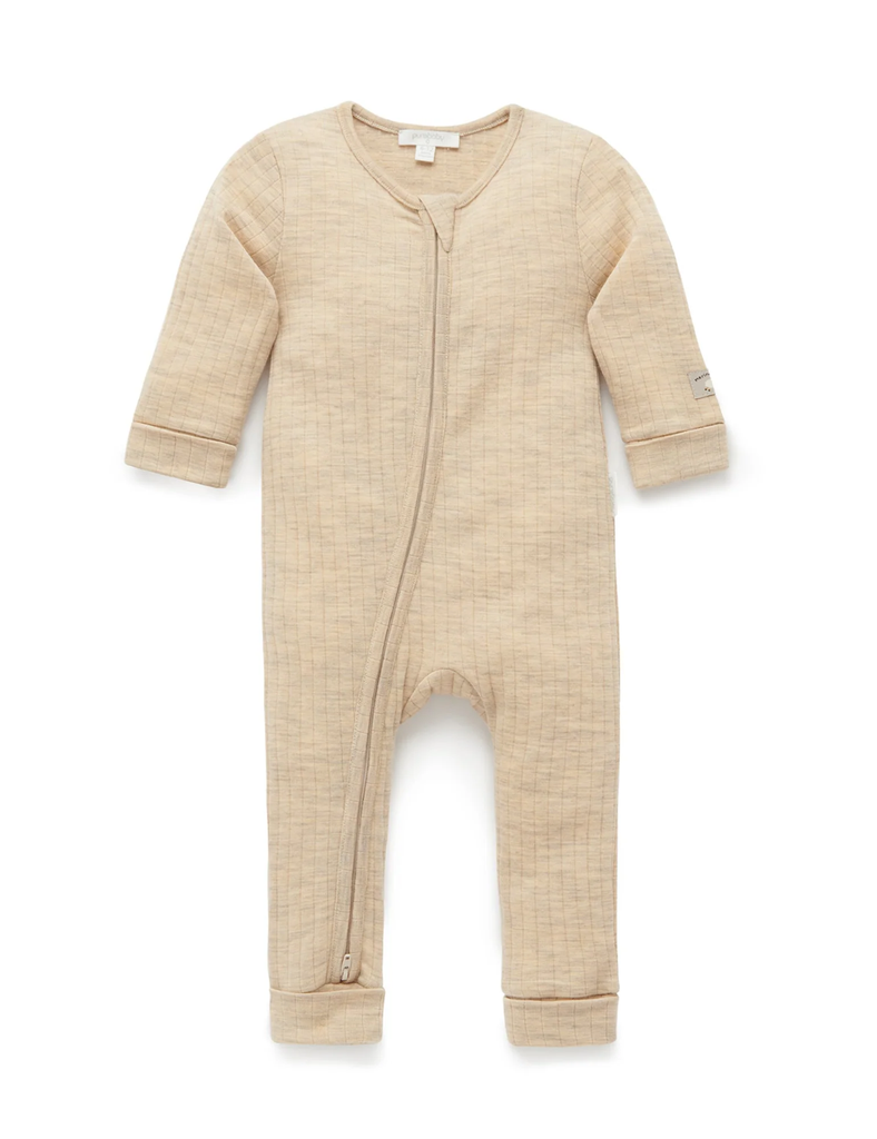 Australian Merino - Growsuit - Oatmeal Melange