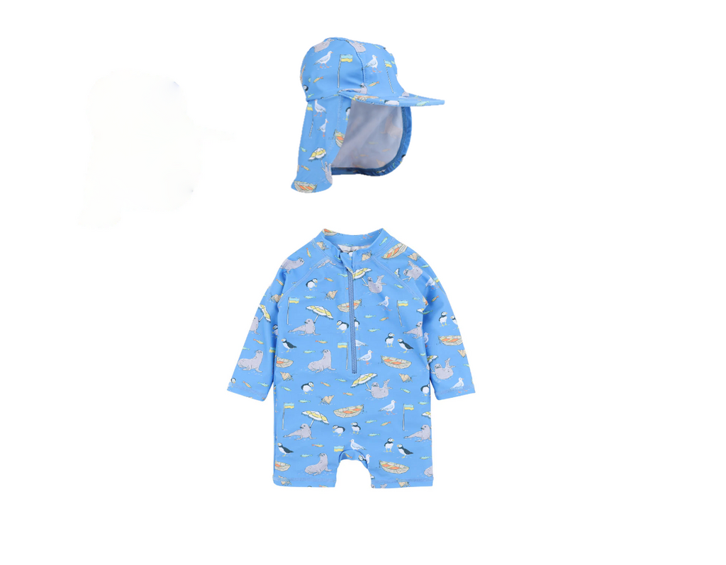 Conway Long Sleeve Rash Suit + Conway Legionnaire Hat Set