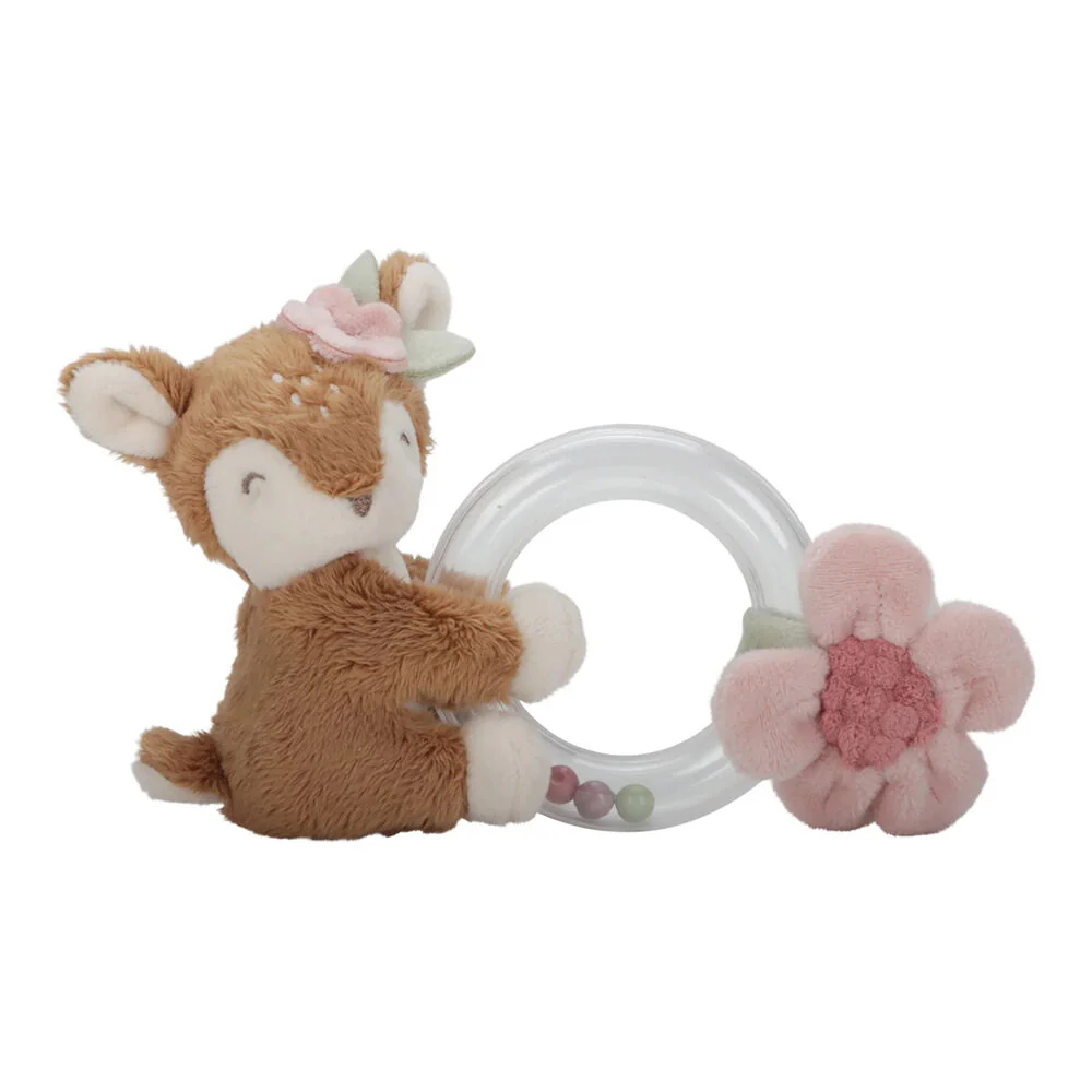 Fairy Garden Rattle Ring Deer