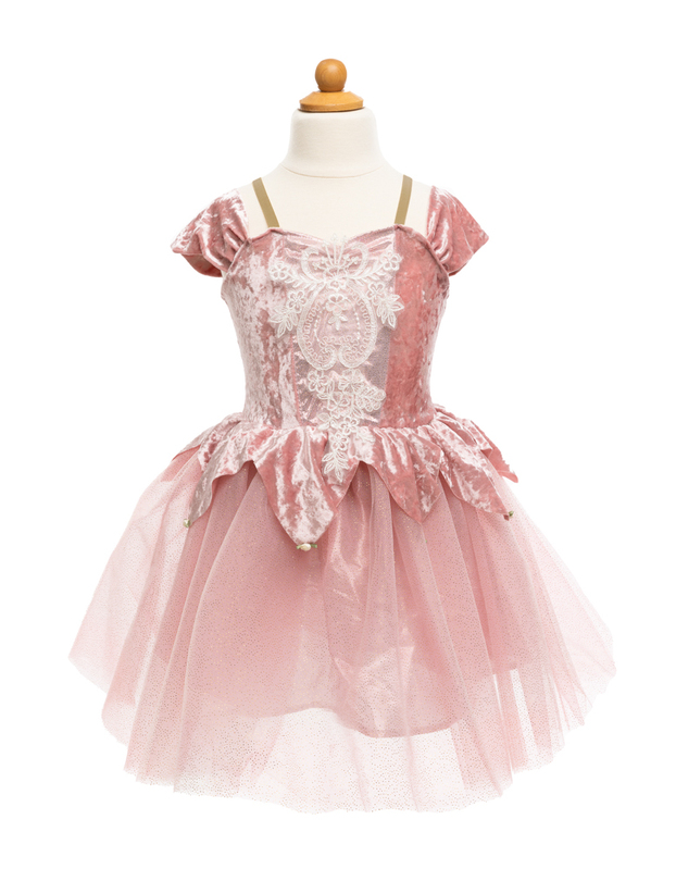Dusty Rose Holiday Ballerina Dress