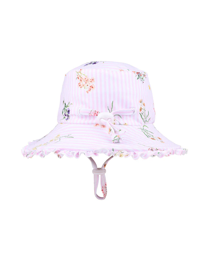 Myra Long Sleeve Sunsuit + Swim Hat Set