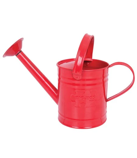 Red Metal Watering Can