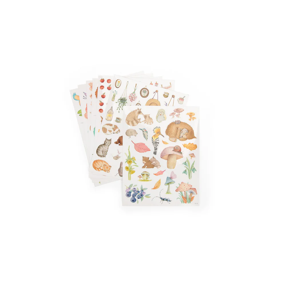 Les Rosalies pack of 108 stickers