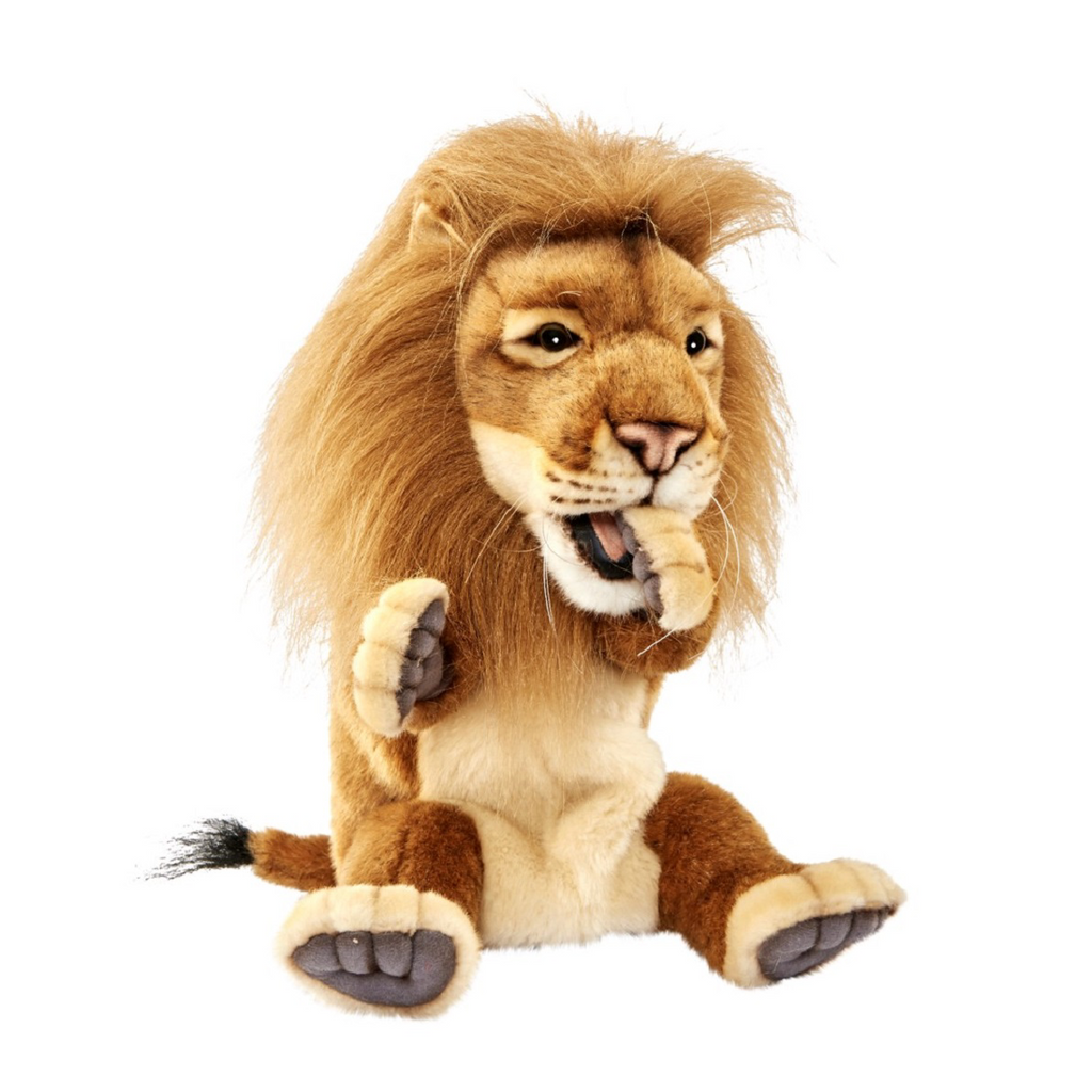 Lion Hand Puppet 28cm H