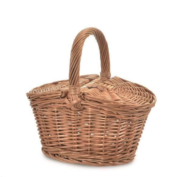 Egmont picnic wicker basket lid
