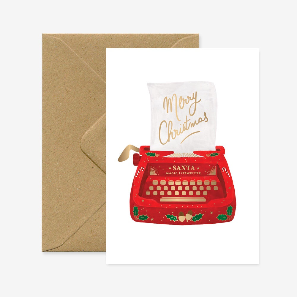 Christmas Typewriter