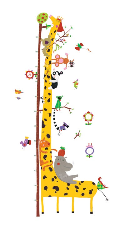 Giant Amazon Wall Sticker Height Chart