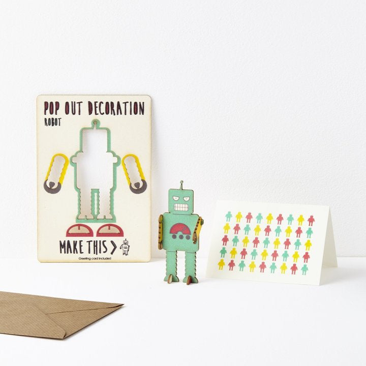 Pop Out Robot Card