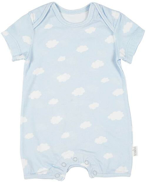 Short Sleeve Onesie - Clouds