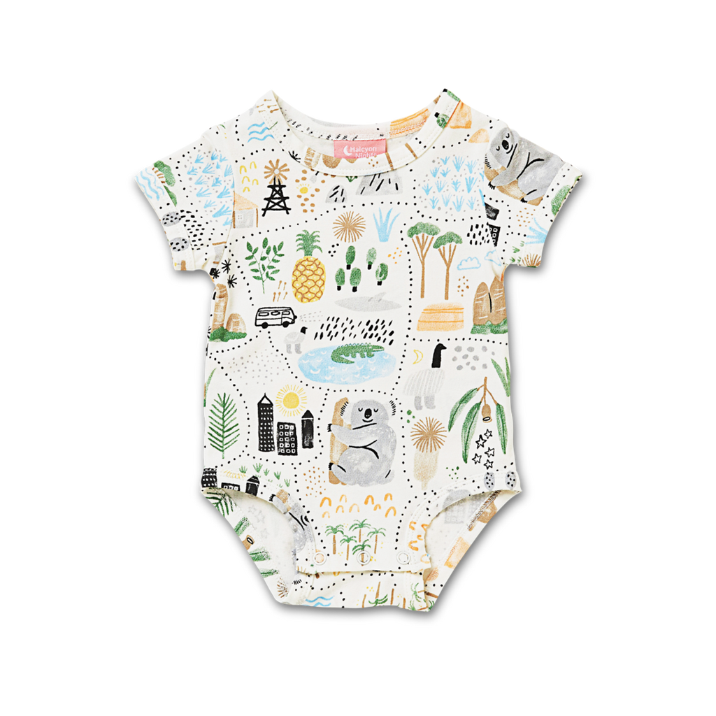 Big Adventures Short Sleeved Bodysuit