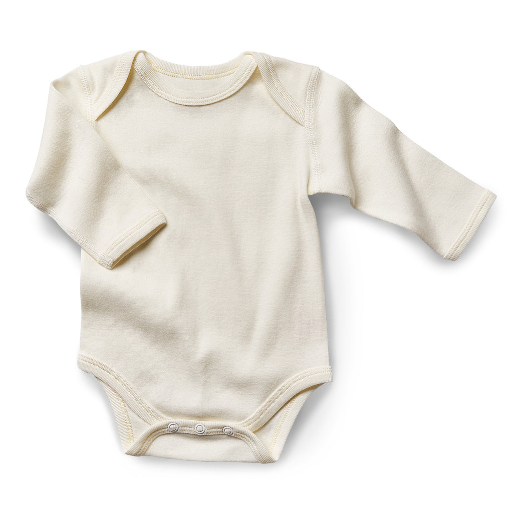 Long sleeve bodysuit (Natural White)