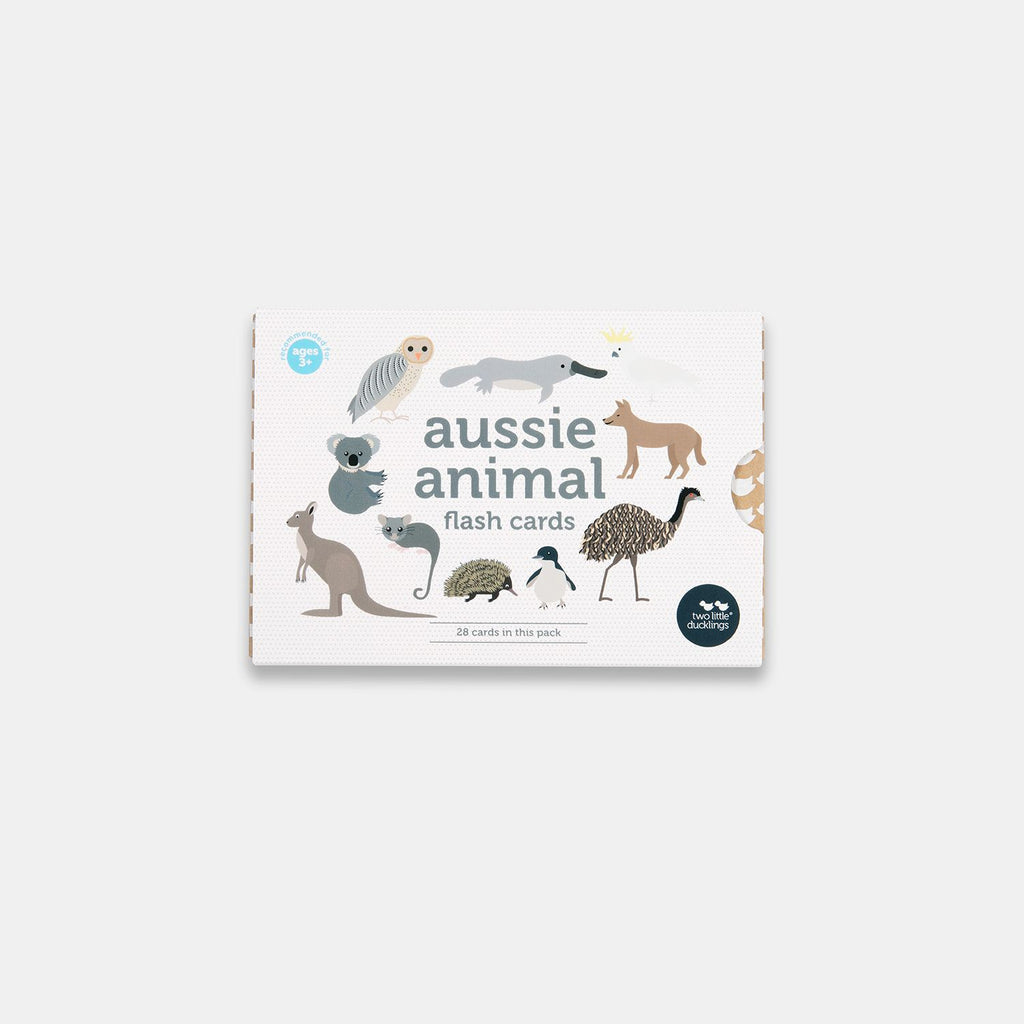 Aussie animal flash cards - 28 pk
