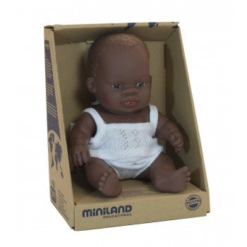 Baby Girl Doll African (21cm)