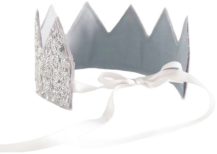 Silver Sequin Crown