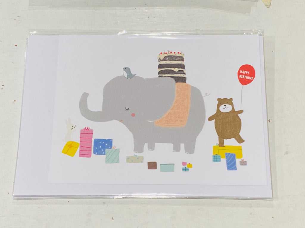 Animals Birthday Party card