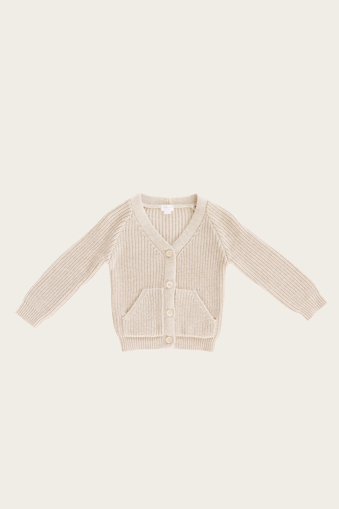 Noah Cardigan - Oatmeal Marle