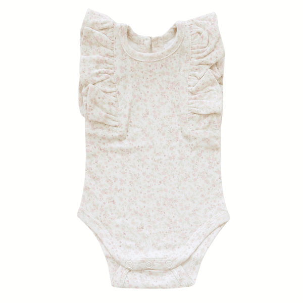 Frill Bodysuit - Limonium Floral