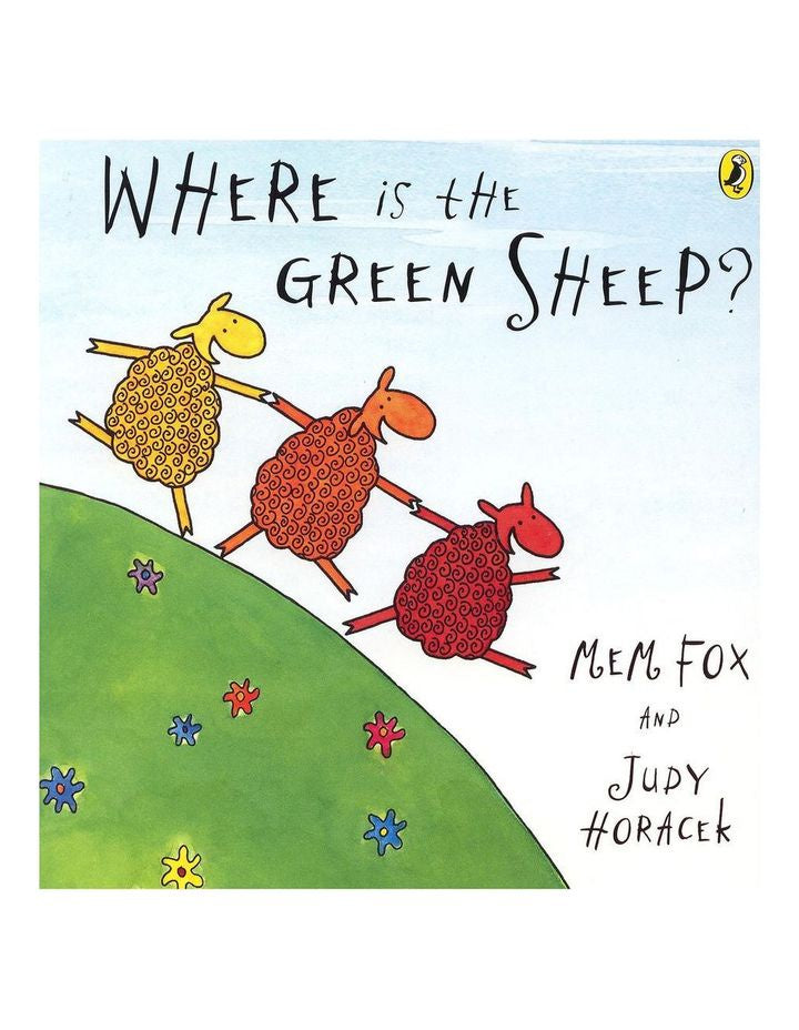 Where is the green sheep