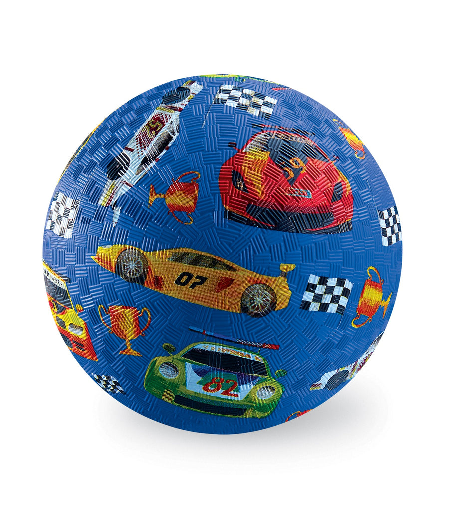 7 inch playground ball - At the Races car ball