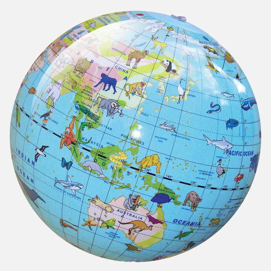 World Globe - Animals of the World