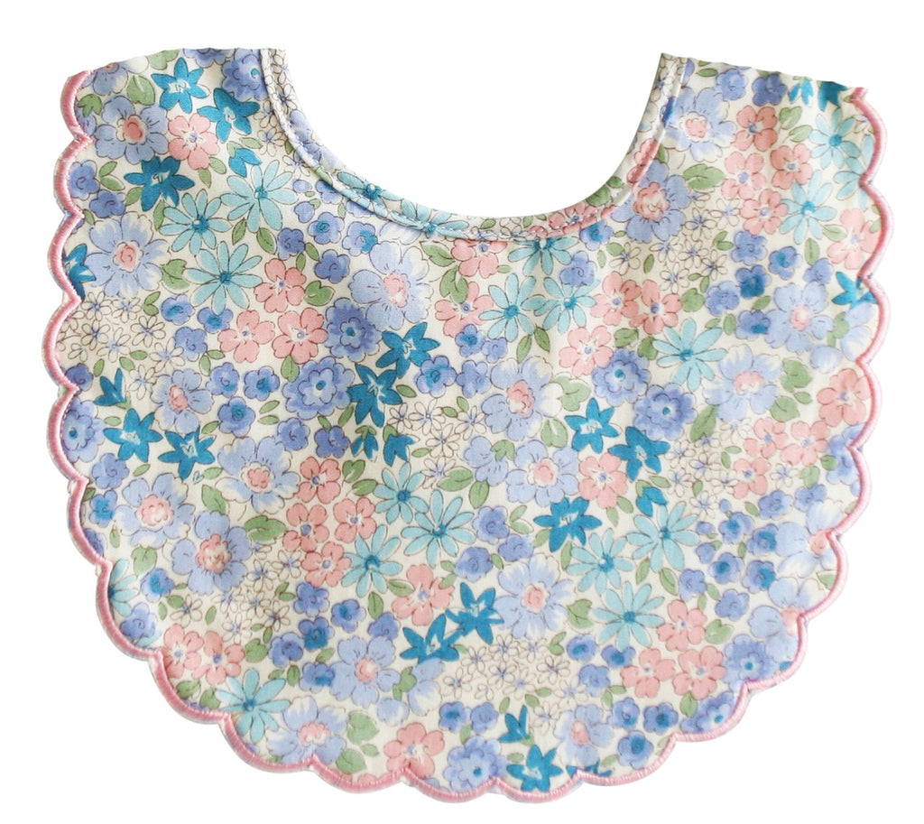 Scallop Bib Liberty Blue