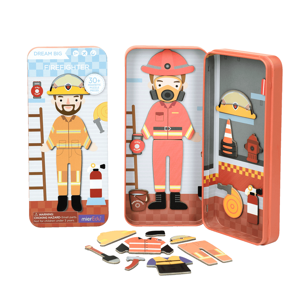 Magnetic Puzzle Box - Firefighter