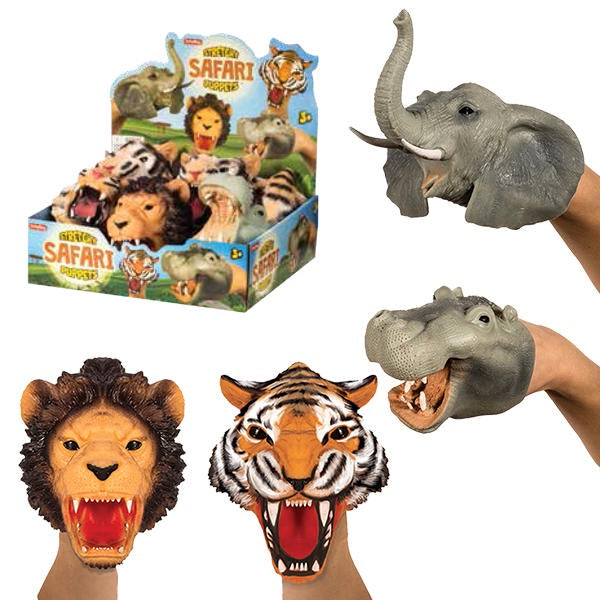 Safari animal hand puppets