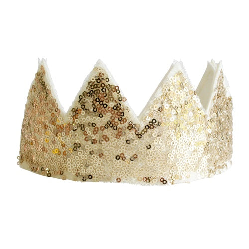 Gold Sequin Crown