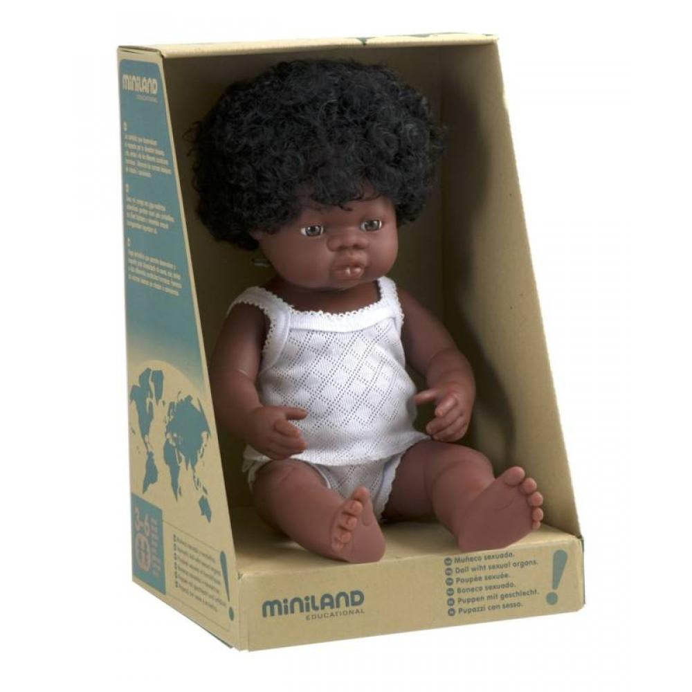 Miniland Doll - Anatomically Correct Baby African Girl