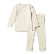 Organic Long Sleeve Pyjamas: Little Blossom