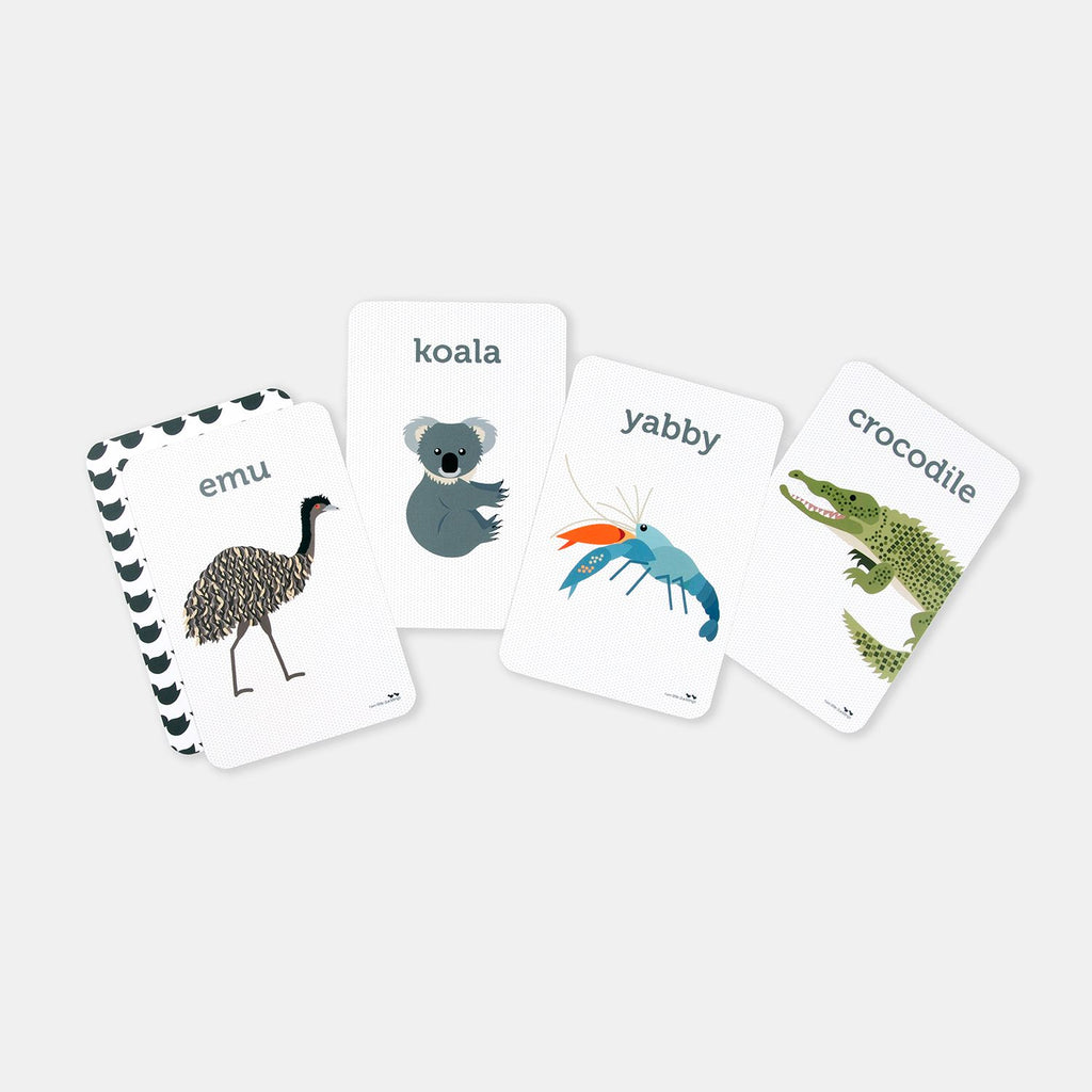 Aussie animal flash cards - 28 pk