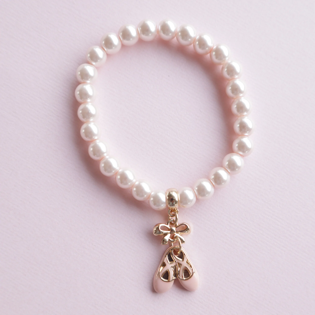 Pearl Bracelet Ballet Slippers