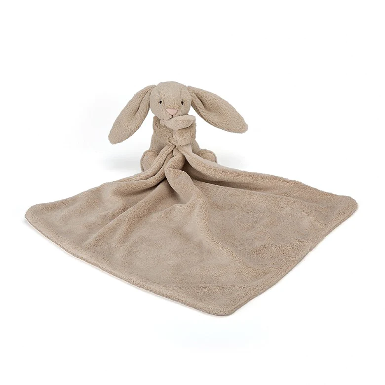 Bashful Beige Bunny Soother Comforter