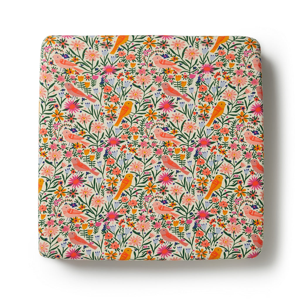 Organic Cot Sheet Set - Birdy Floral