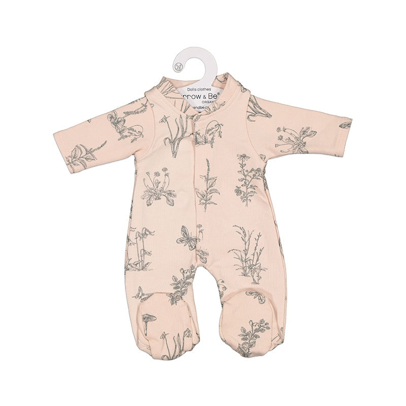 Blush Meadow Sleep Suit Doll Onesie (for 38cm Miniland)