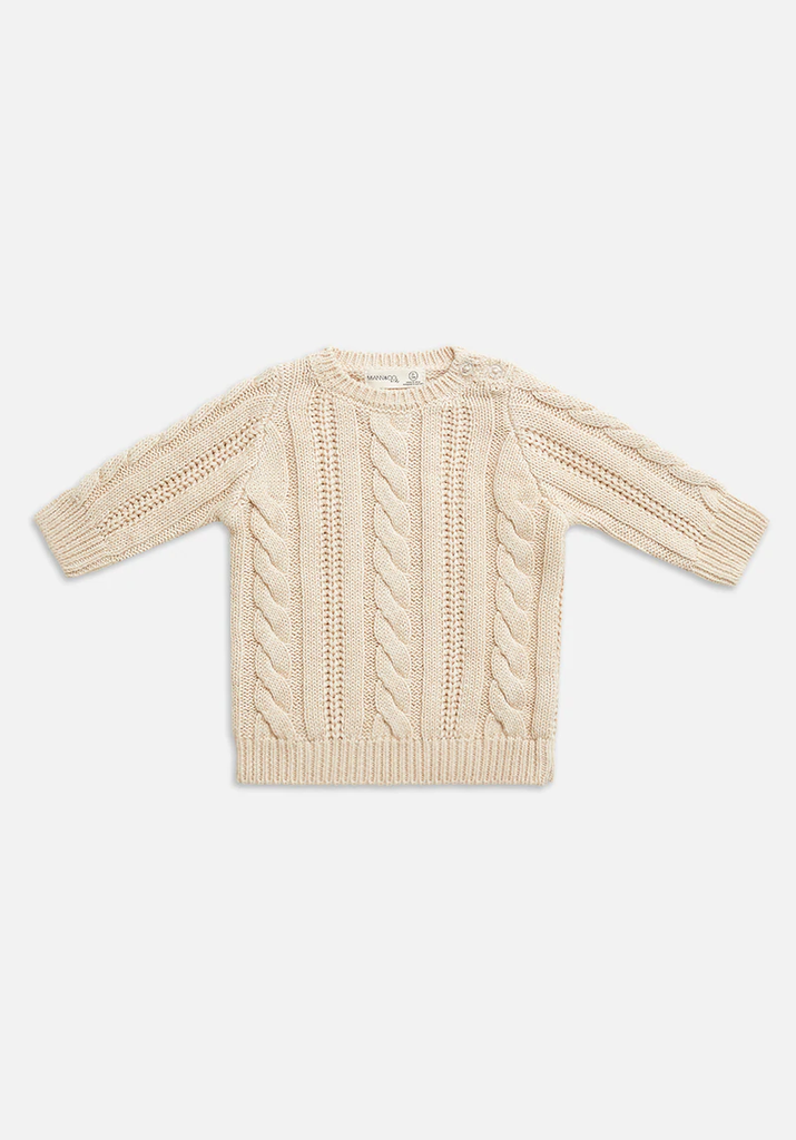 Cable Knit Jumper Truffle
