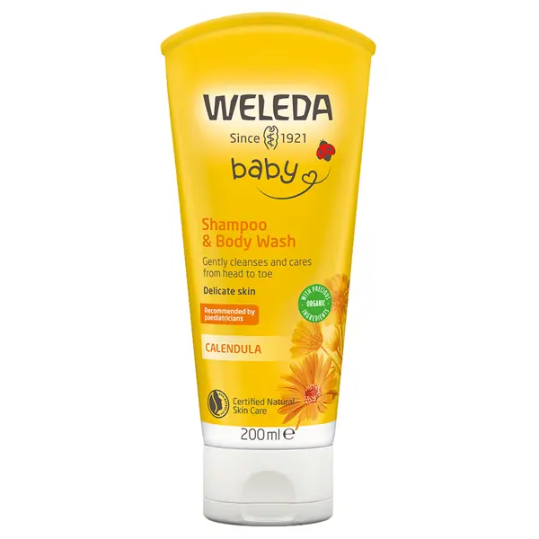 Baby Shampoo & Body Wash Calendula 200ml