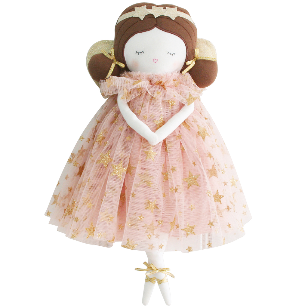 Celeste Fairy Doll - Pink Gold Stars