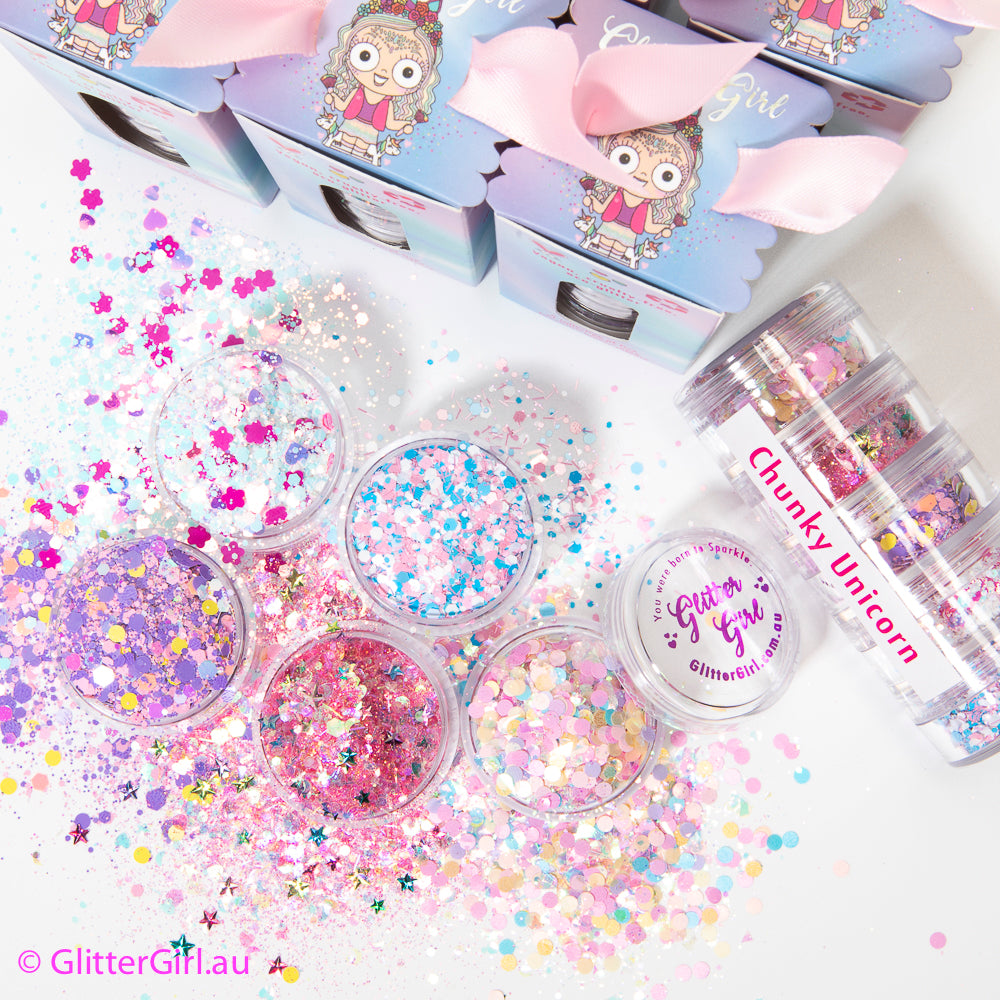 Glitter Girl Unicorn Glitter Gift Set