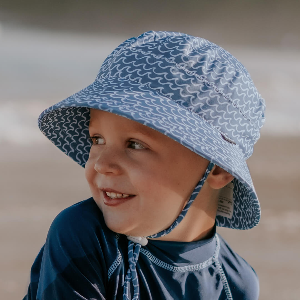 Kids Classic Swim Bucket Hat - Tide