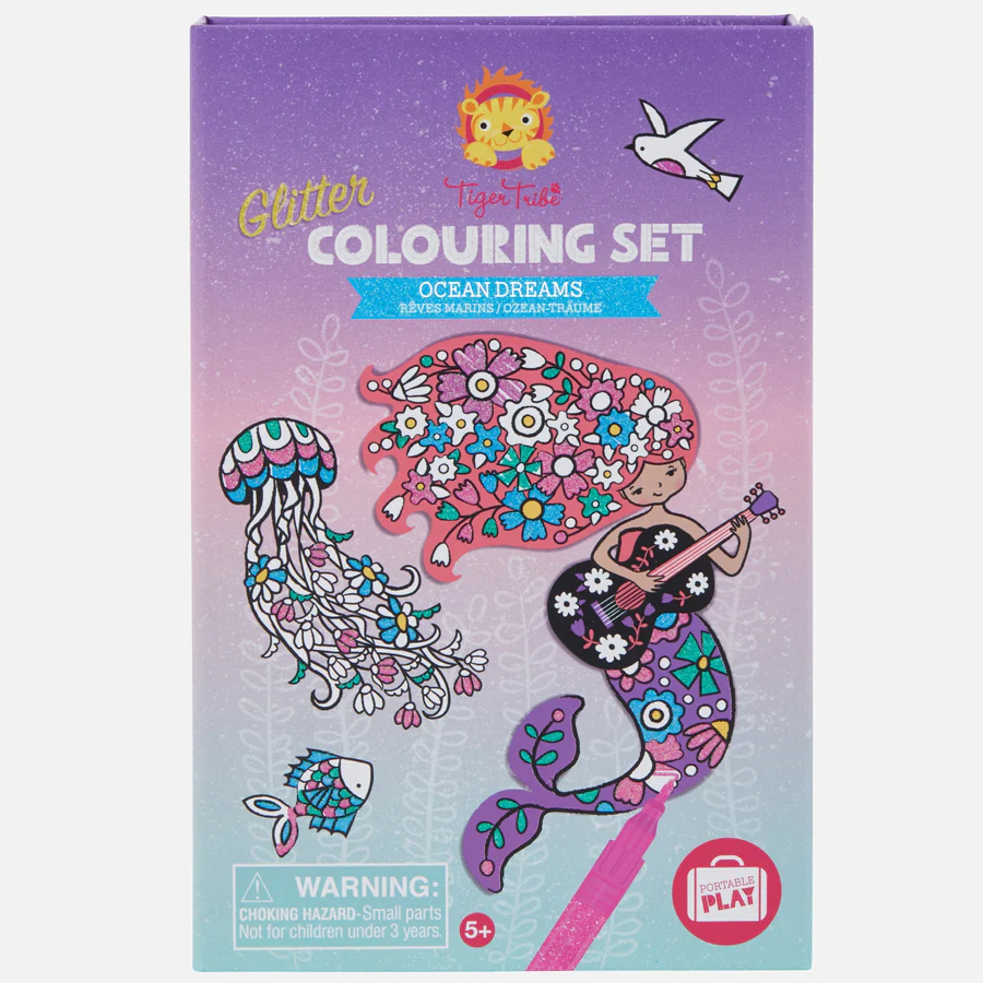 Glitter Colouring Set - Ocean Dreams