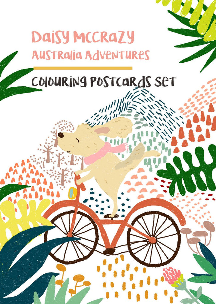Daisy McCrazy's Australian Adventures Postcard Set