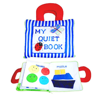 Quiet book blue