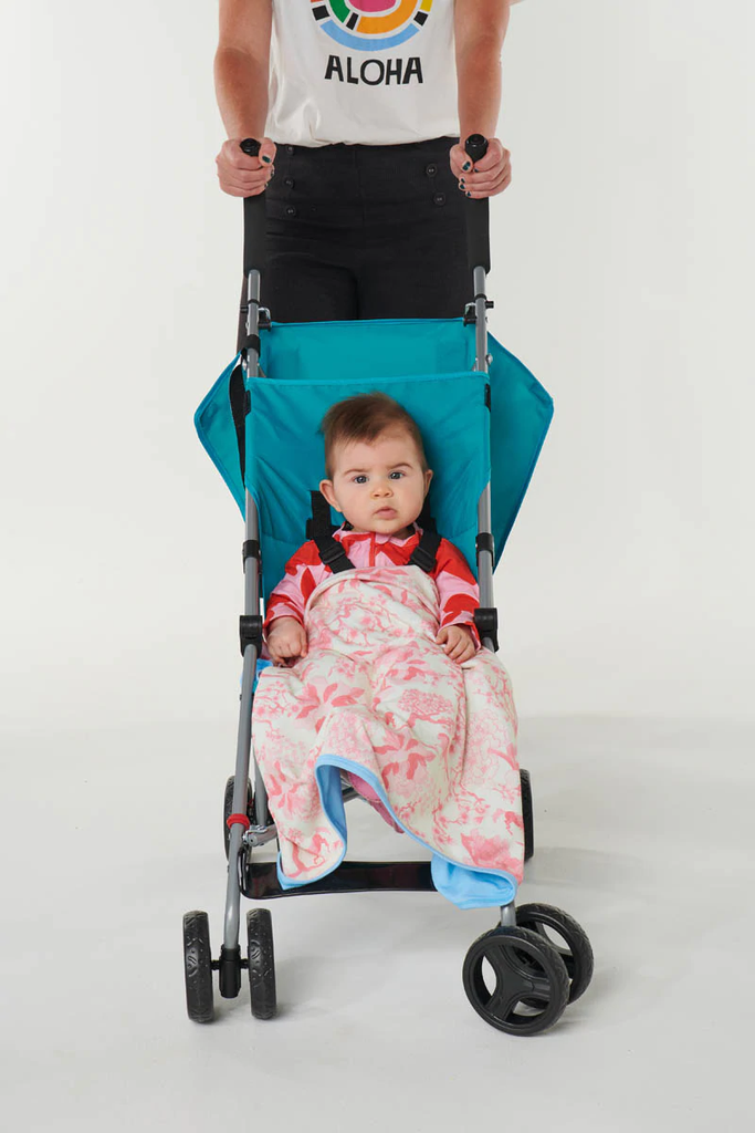 Fleur Organic Cotton Stroller Blanket