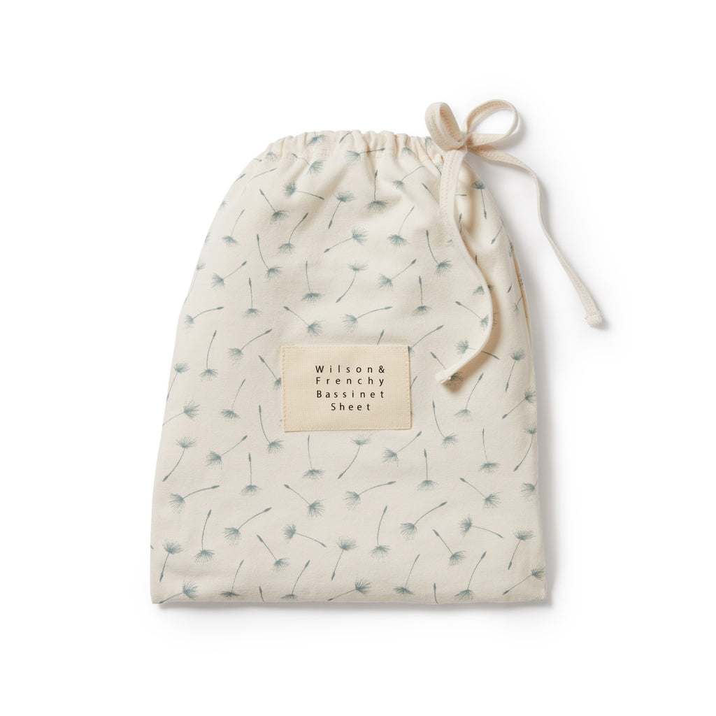 Float Away organic cotton bassinet sheet set