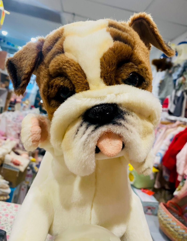 British Bulldog Hand Puppet