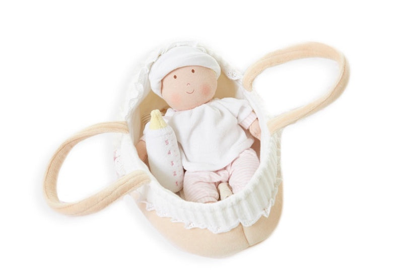 Grace Baby Doll in Carry Cot with Accessories